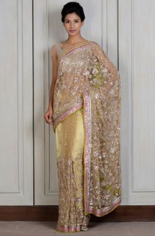 latest-saree-trends-2016-designs-designer-sheer-opaque-gold-manish-malhotra