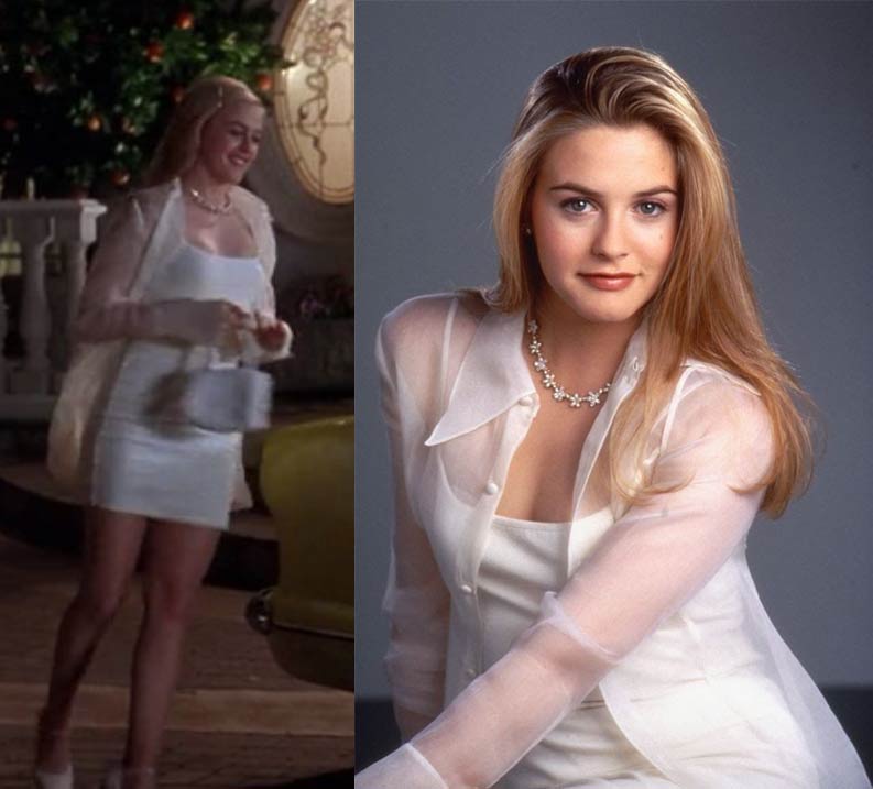 alicia silverstone clueless white dress