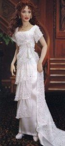 most_iconic_hollywood_white_dress_movie_actress_titanic_kate_winslet_rose_heaven_gown_crystal_real_doll_copy_replica