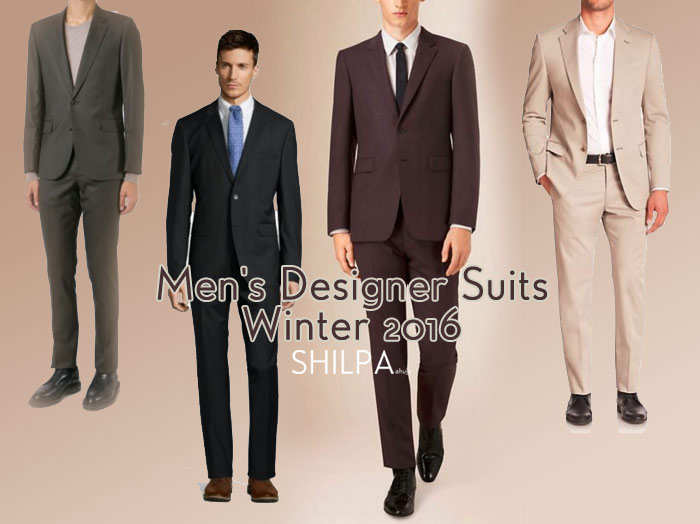 Latest Men's Designer Suits: Winter 2016 - Top Colors, Styles
