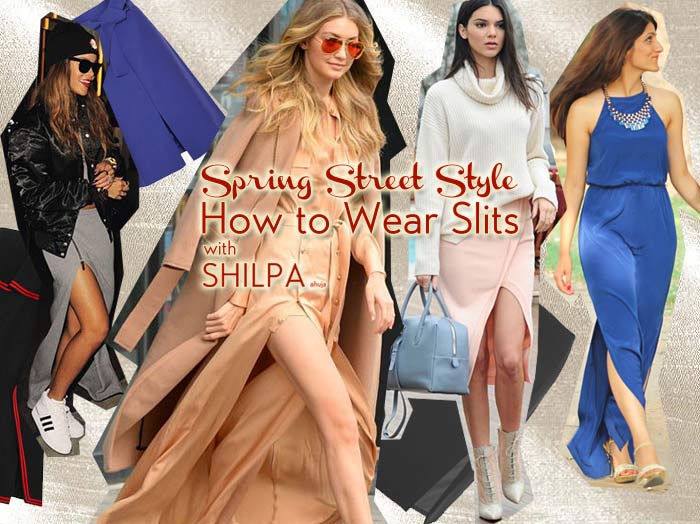 How To Wear Slit Dresses \u0026 Skirts | Casual Spring Style