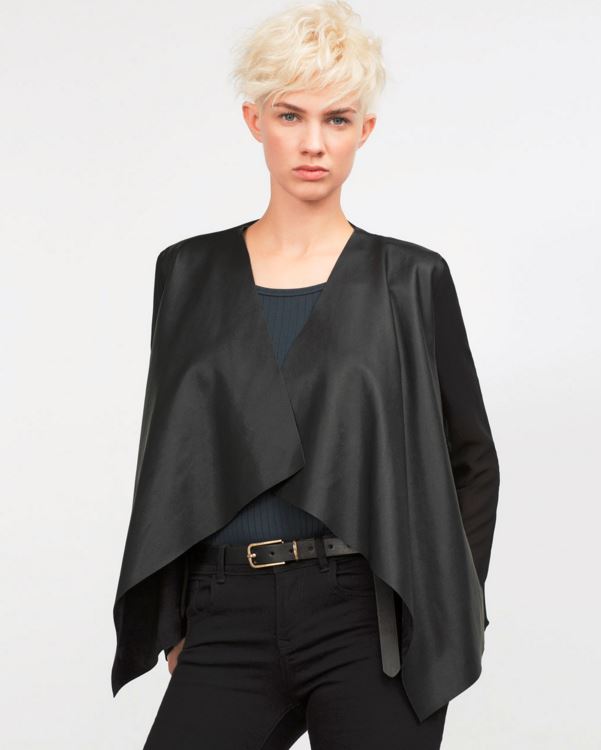 zara-ss16-summer-spring-collection-2016-black-leather-suede-buttonless-jacket-oversized-collar
