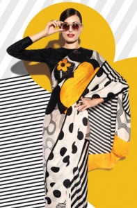 latest-saree-trends-2016-designs-designer-pop-prints-black-white-yellow-satya-paul