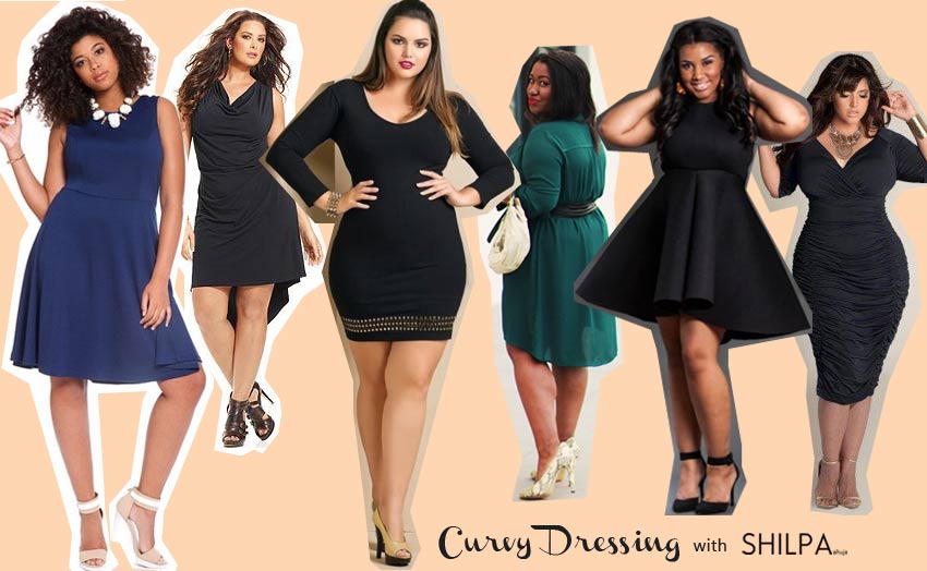 flattering dresses for plus size pear shaped