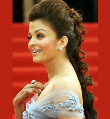 Reception Hairstyle and Indian Wedding Hair Style Ideas