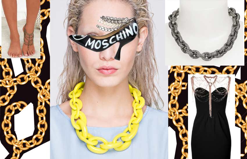 Chunky Chainlink Necklace Trend 2019