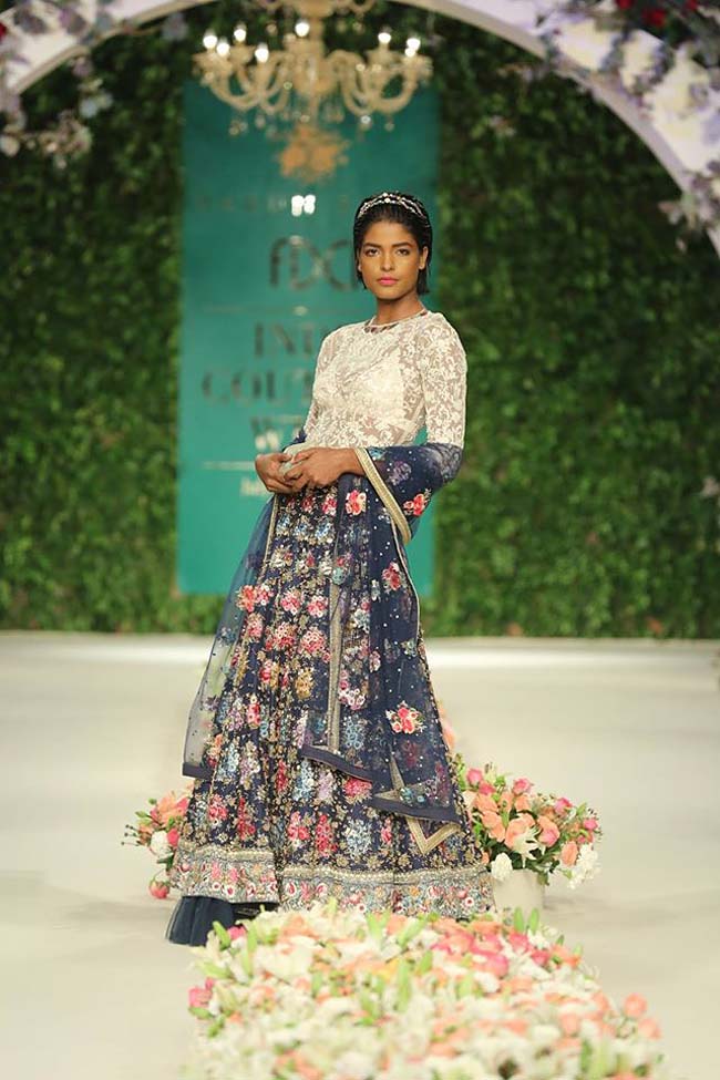 varun-bahl-India-Couture-Week-2016-designer-collection-navy-blue-floral-print-dress (1)