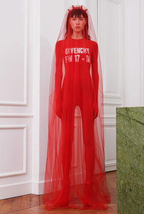 givenchy-fw17-rtw-fall-winter-2017-18-collection-all-red-outfit-1-jumpsuit-sheer-cape