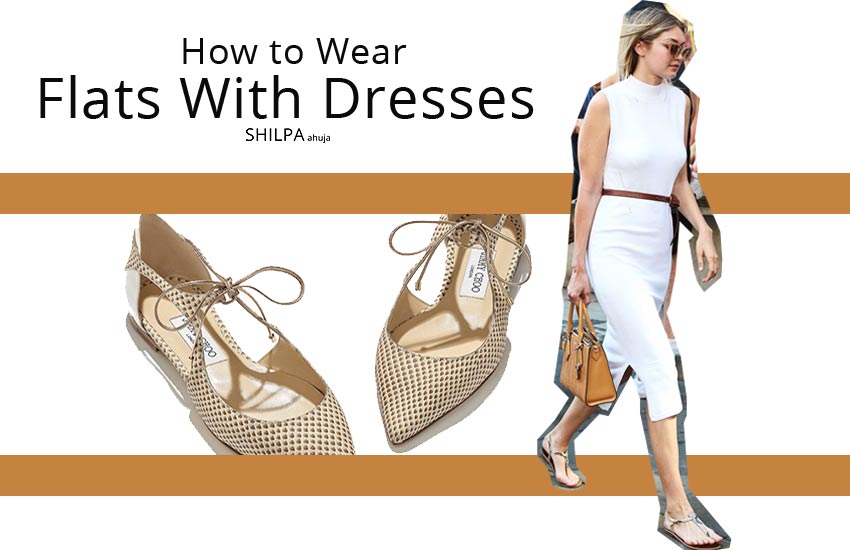 How To Wear Dresses With Flats For Different Occassions