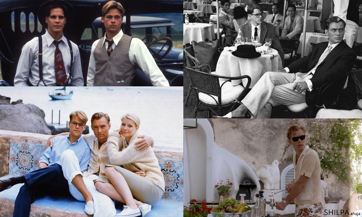 90s men's fashion 90s-preppy-fashion-the-talented-mr-ripley-brad-pitt