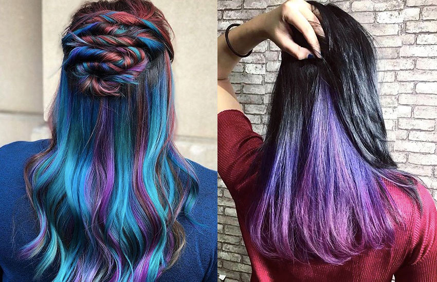 black-hair-with-color-underneath-latest-hair-coloring-techniques-rainbow-hair