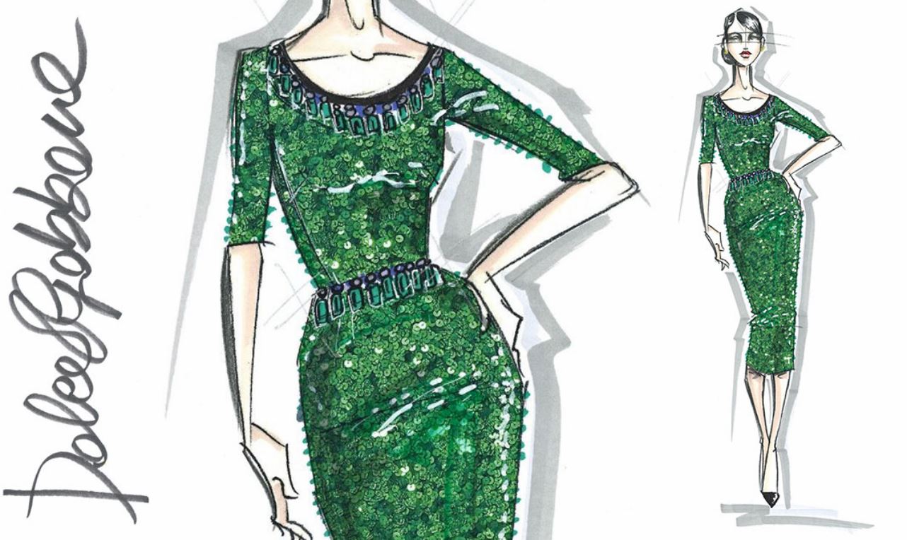 Fashion Designing Dress Sketch Images - Learn how to make fashion