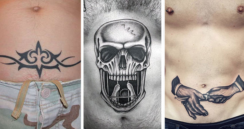 57 Stomach Tattoo Designs for Men Women and Girls