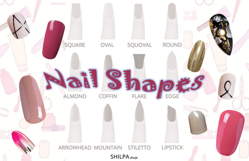 Discover 145+ long nail shapes chart best - ceg.edu.vn