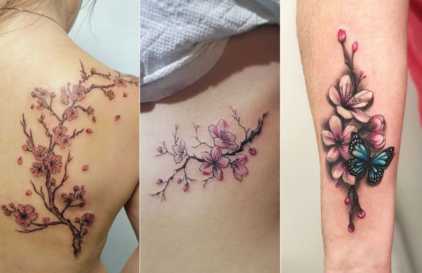 30 Cherry Blossom Tattoo Ideas for Women and Men  100 Tattoos