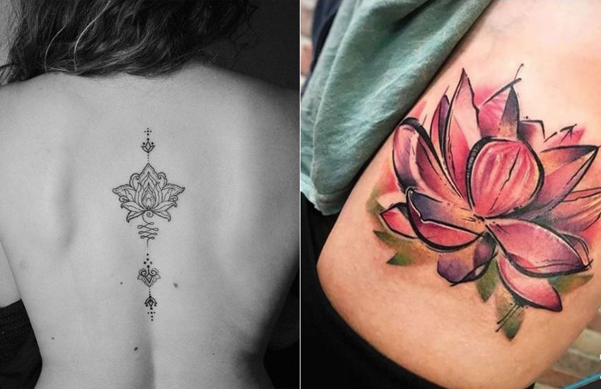 Lotus Flower Tattoo Designs Symbolism and Inspiration  Glaminati