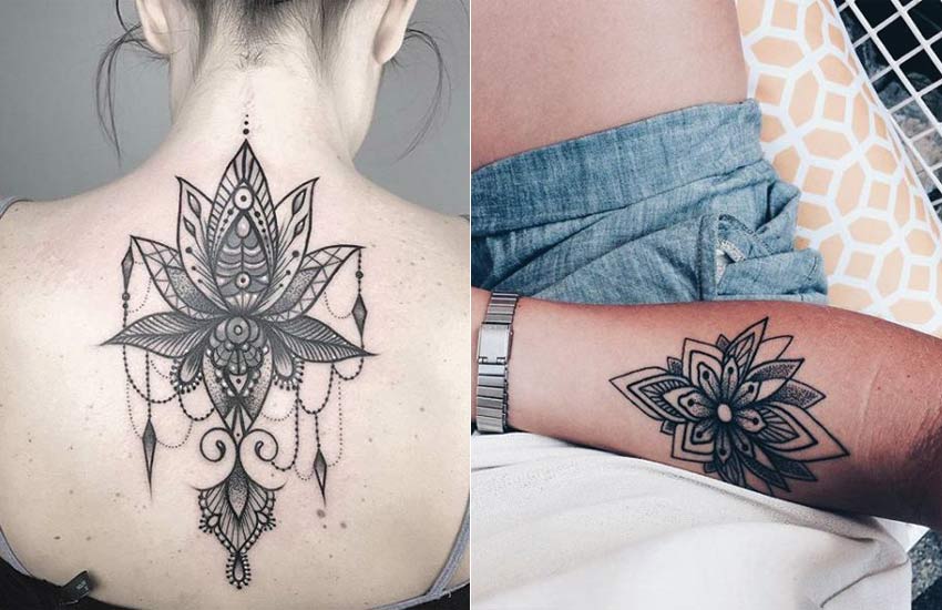 43 Attractive Lotus Flower Tattoo Designs