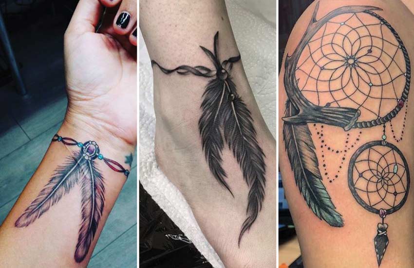 Feather Tattoo Design Ideas and Pictures  Tattdiz