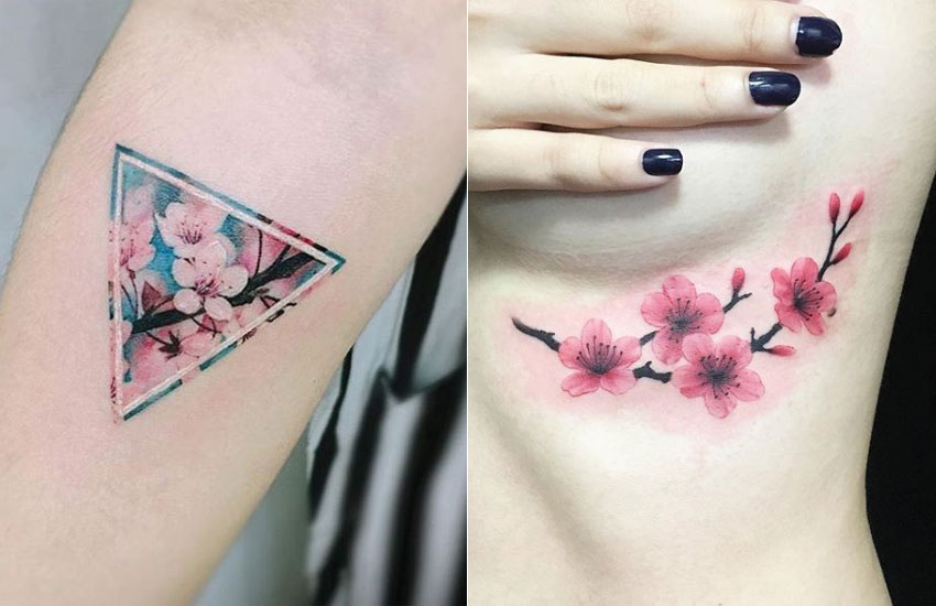 realistic-cherry-blossom-flower-tree-botanical-tattoo-trend