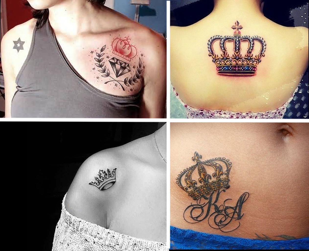 King And Queen Tattoos | Best Couple Tattoo Ideas