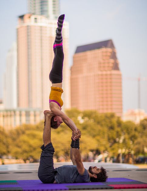 Acroyoga All About Tandem Yoga Three Two Person Yoga Poses