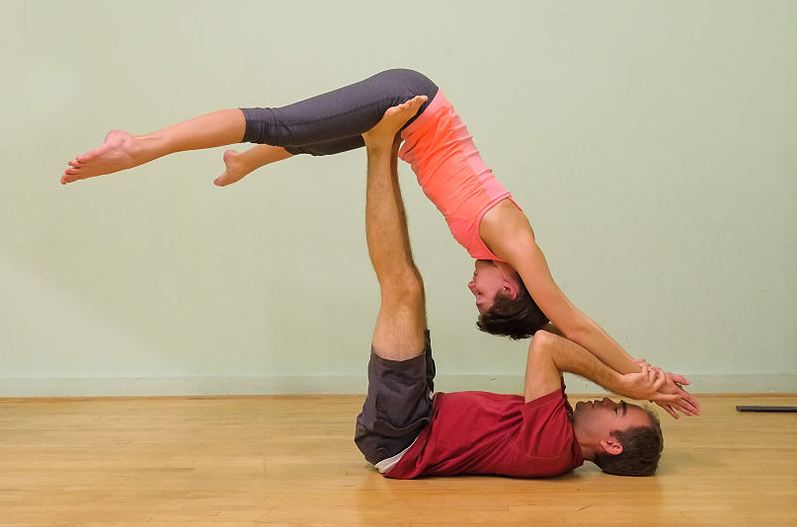 yoga positions for 2 people