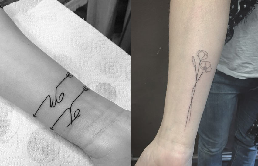 Latest Line Tattoos for You to Get Inked | Art Tattoo Ideas