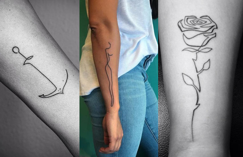 Line Tattoo  Tracesofmybodycom  Best Tattoo Ideas