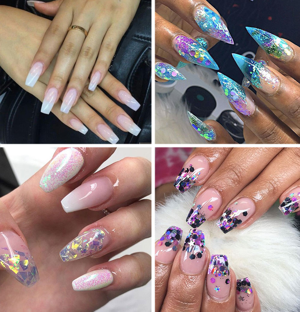 Clear Acrylic Nails Designs Bios Pics