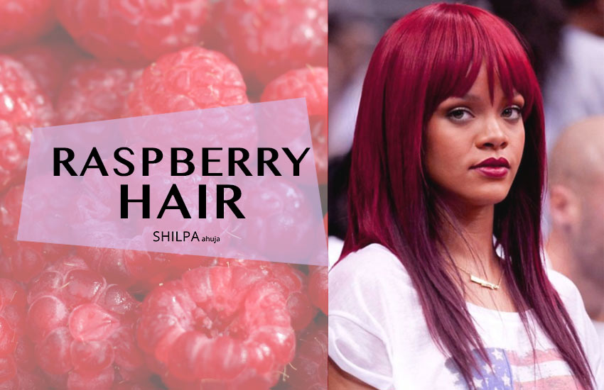 raspberry hair color-ideas-latest-hair-color-trends-ideas-celebrity-inspired