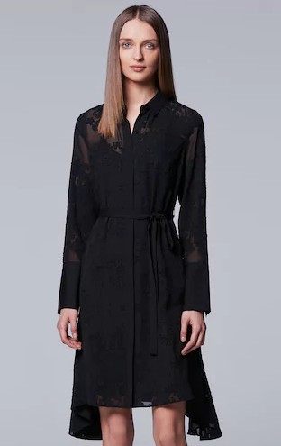 vera-wang-shirt dress-black-fashion-glossary-terminology-words-trends