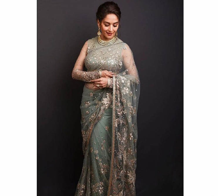 Tarun Tahiliani Top Saree Blouse Design 2019 Madhuri Bollywood