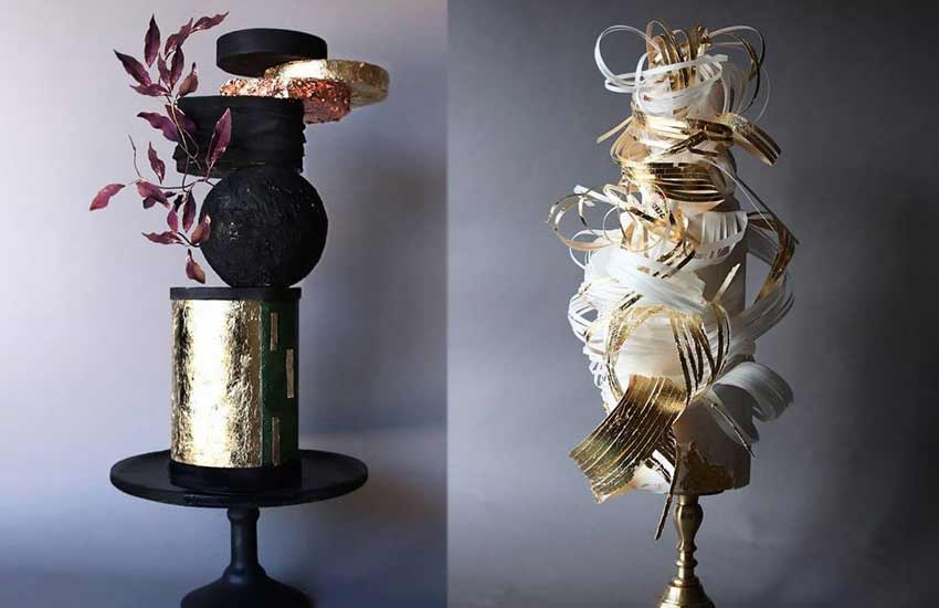 designer wedding Cakes 2019 sculptural lima.cakes