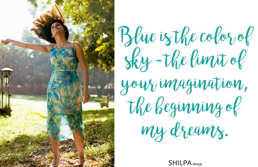 50+ Blue Dress Quotes for Instagram for All Moods & Occasions