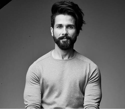 Image of Shahid Kapoor side swept fringe hairstyle